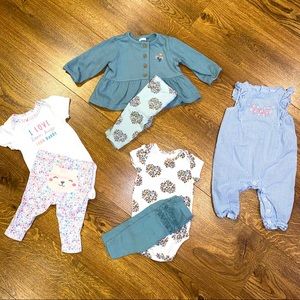 3 month baby girl spring bundle